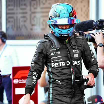 2023 New George Russell Race Mercedes-AMG F1 Race Suit - F1 Vintage Racewear