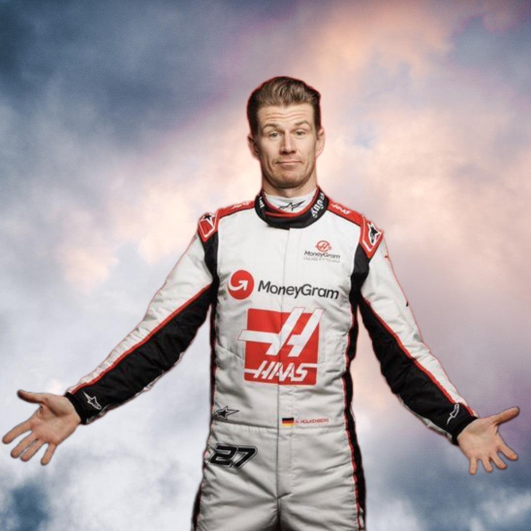 2023 Nico Hulkenberg Race Suit F1 Haas Team - F1 Vintage Racewear