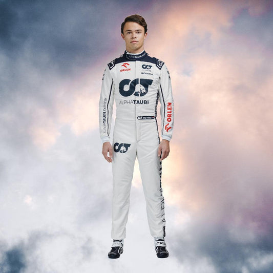 2023 Nyck De Vries Race Suit Alphatauri F1 - F1 Vintage Racewear