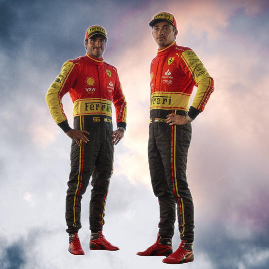 2023 Scuderia Ferrari Monza Special Edition F1 Carlos Sainz Race Suit - F1 Vintage Racewear