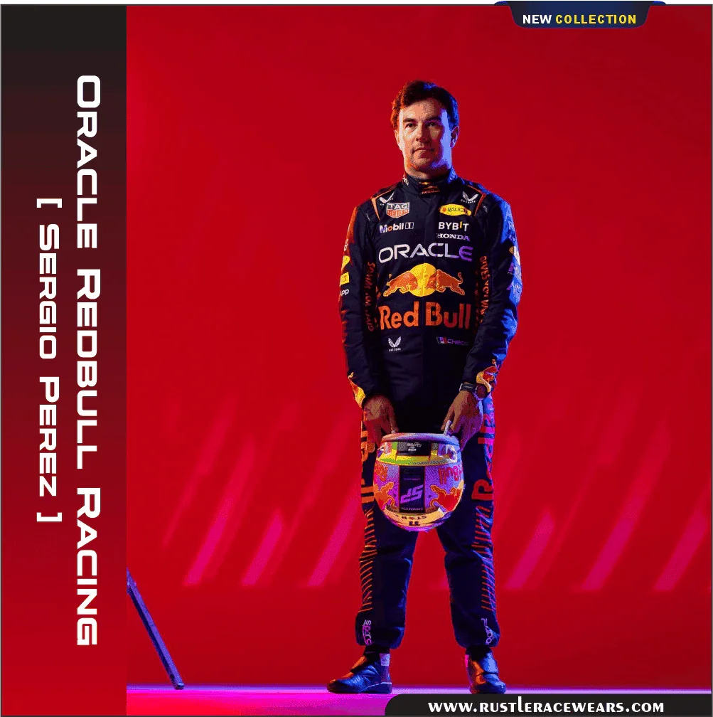 2023 Sergio Perez RedBull Honda Oracle Racing Suit F1 New - F1 Vintage Racewear