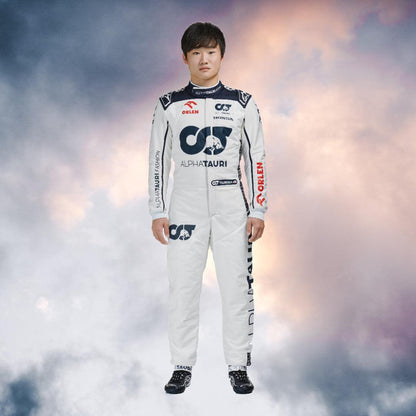 2023 Yuki Tsunoda Race Suit Alphatauri F1 - F1 Vintage Racewear