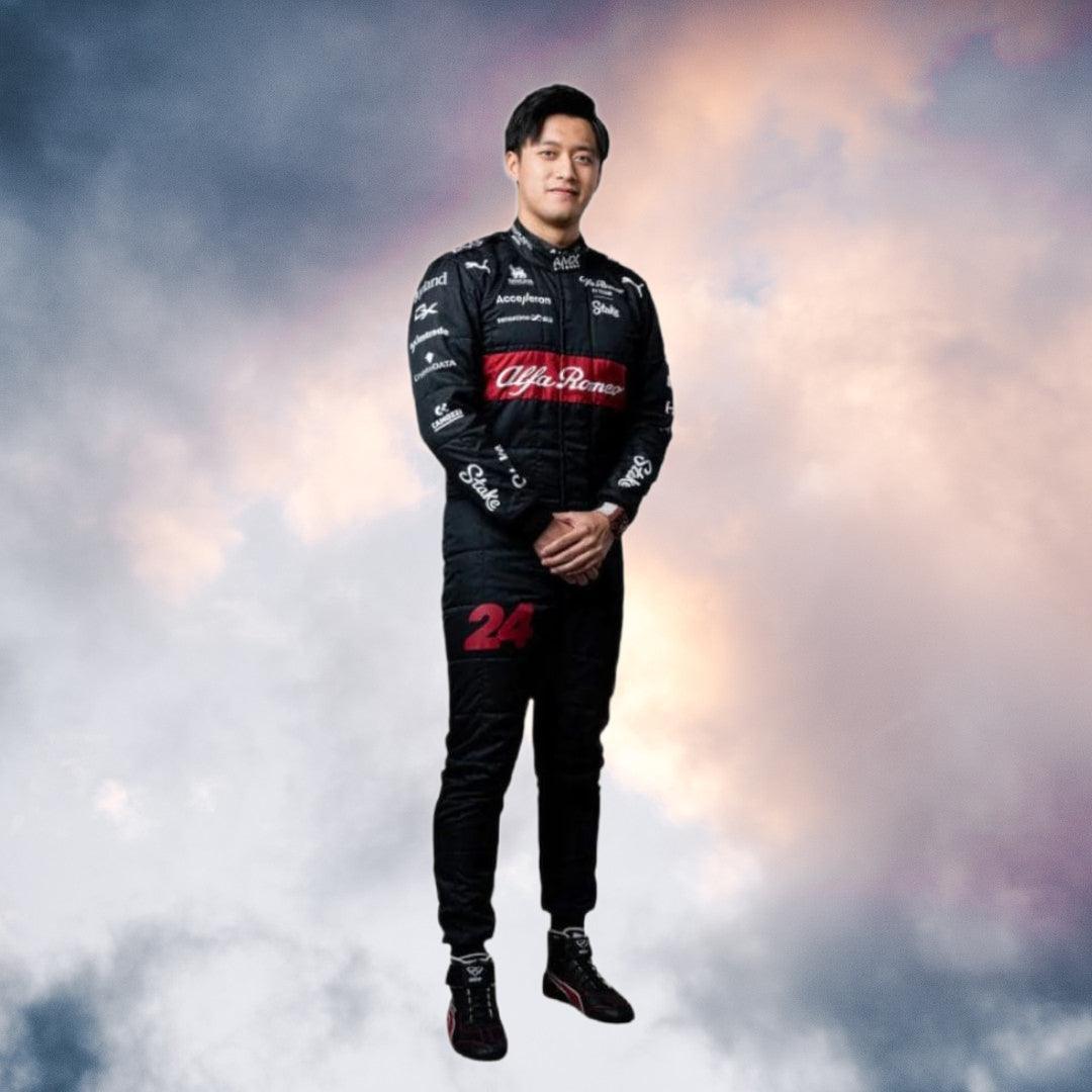 2023 Zhou Guanyu Race Suit Alfa Romeo F1 Replica - F1 Vintage Racewear