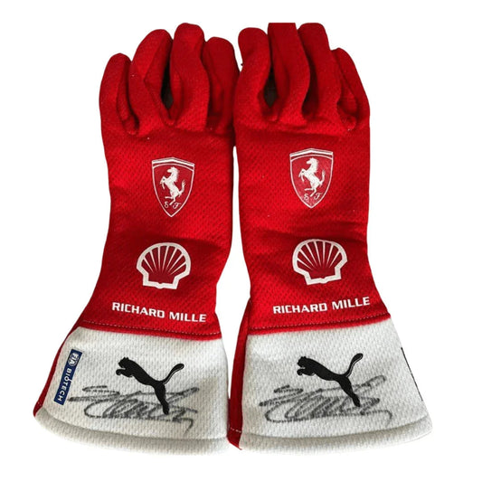 2023 Charles Leclerc Las Vegas Grand Prix Race Gloves