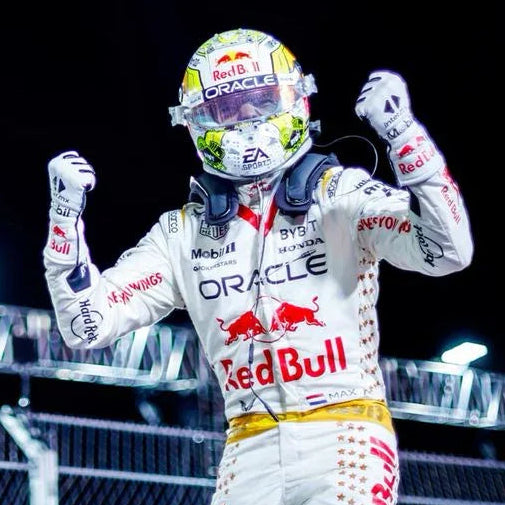 2023 Las Vegas Max Verstappen Red Bull F1 Racing Gloves