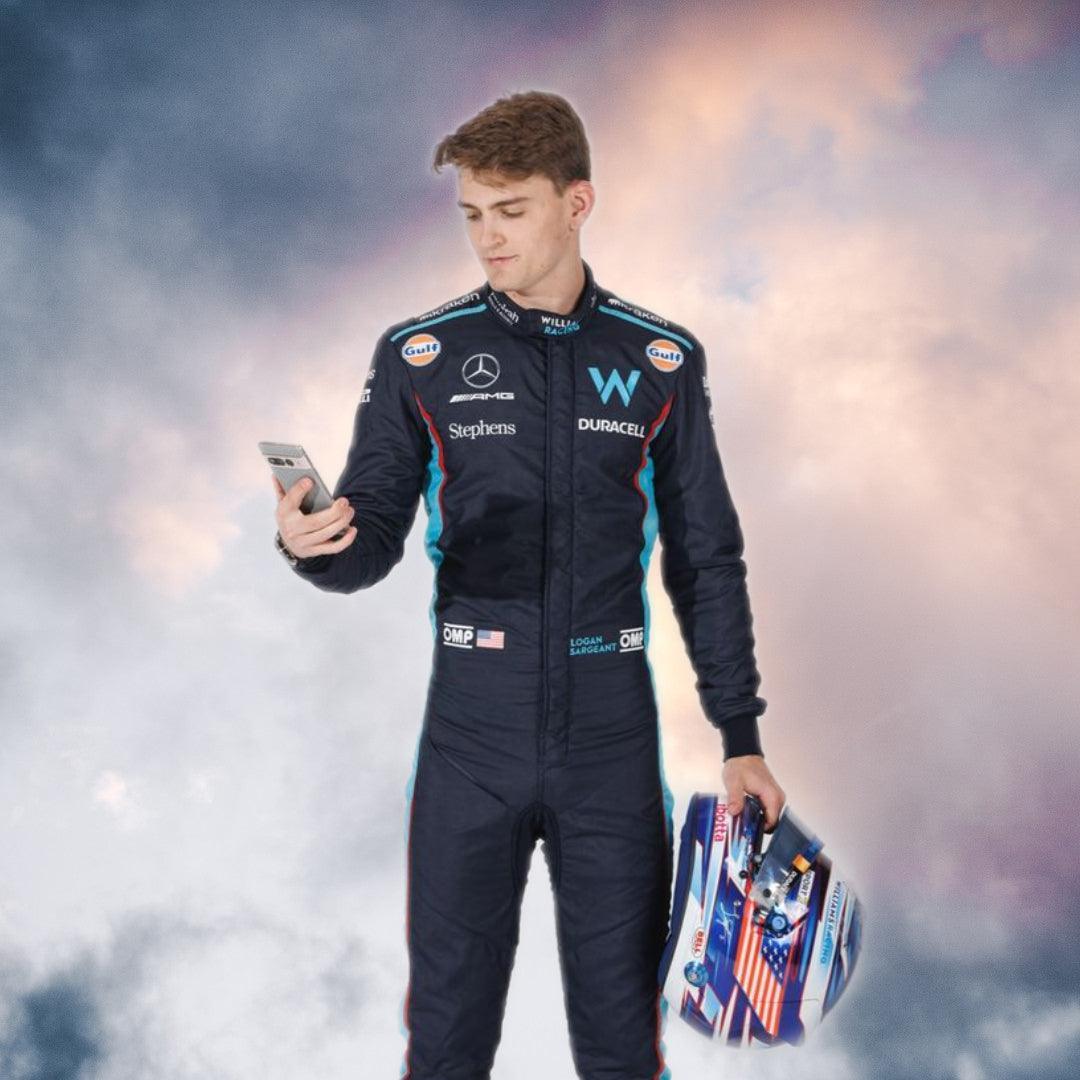 2023 Logan Sargeant Race Suit F1 Williams Racing