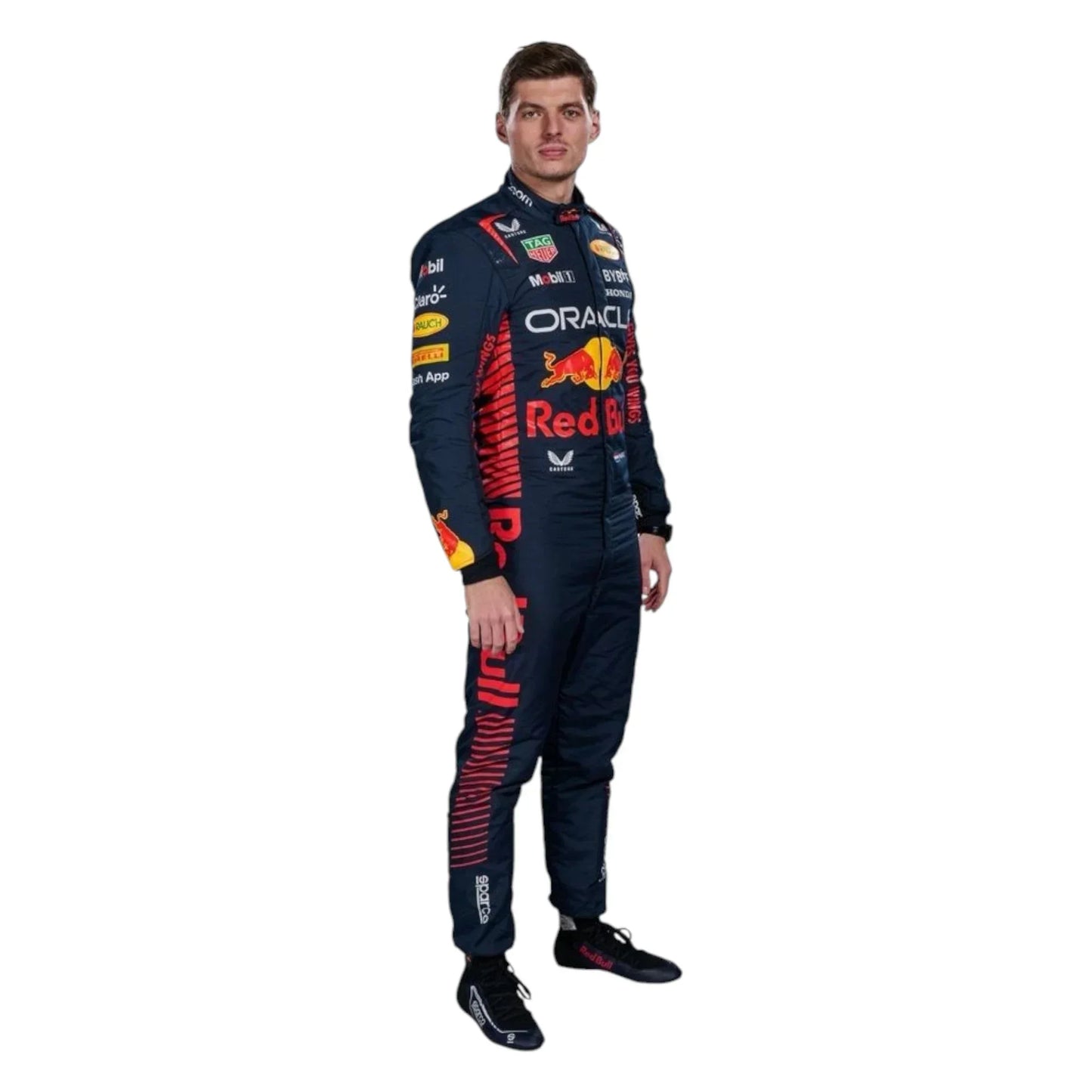 2023 New Max Verstappen Red Bull Race Suit Honda Oracle