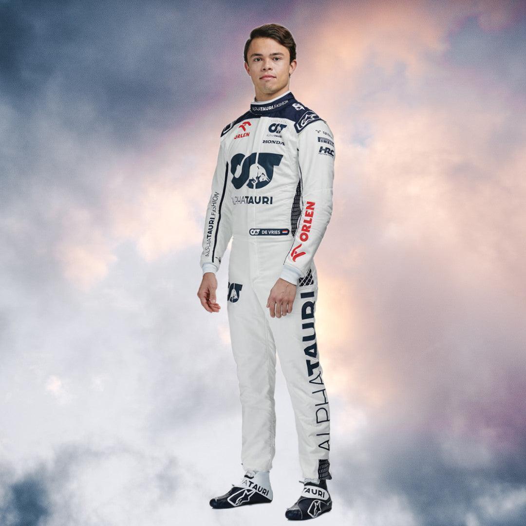 2023 Nyck De Vries Race Suit Alphatauri F1