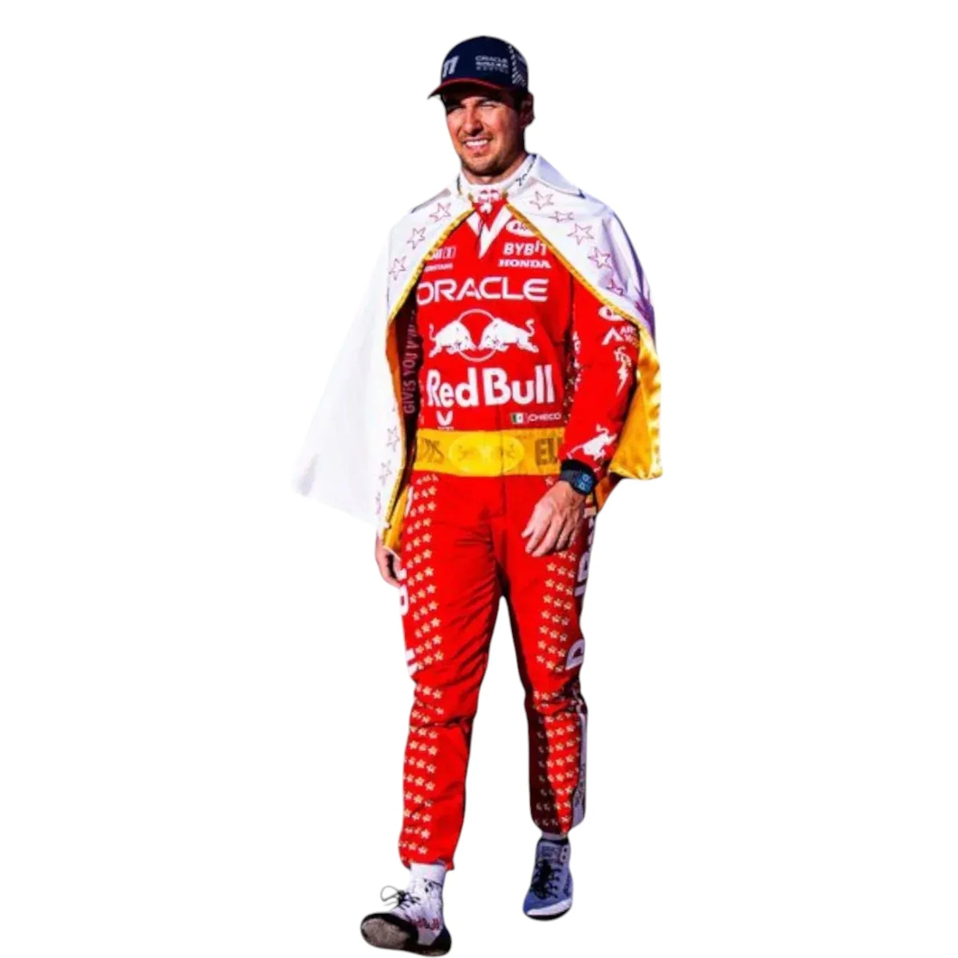 2023 Sergio Perez Oracle Red Bull Las Vegas Grand Prix Race Suit