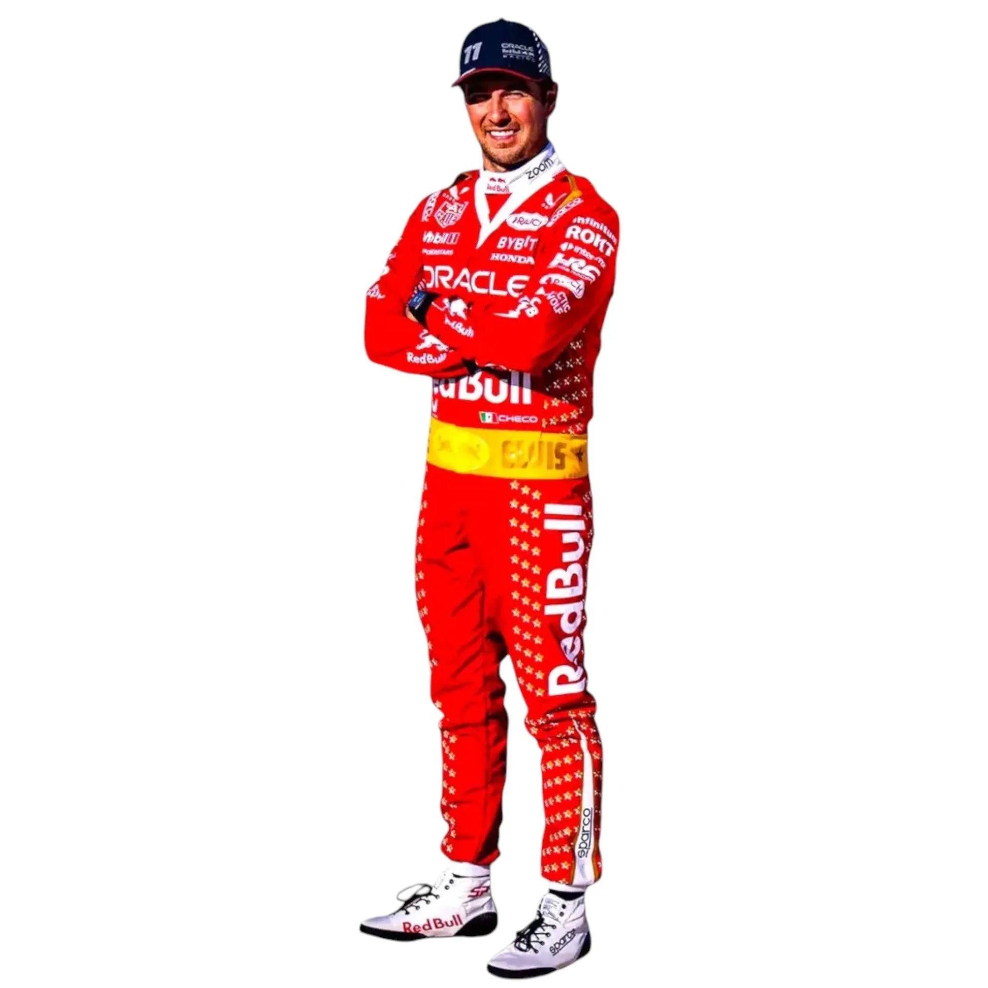 2023 Sergio Perez Oracle Red Bull Las Vegas Grand Prix Race Suit