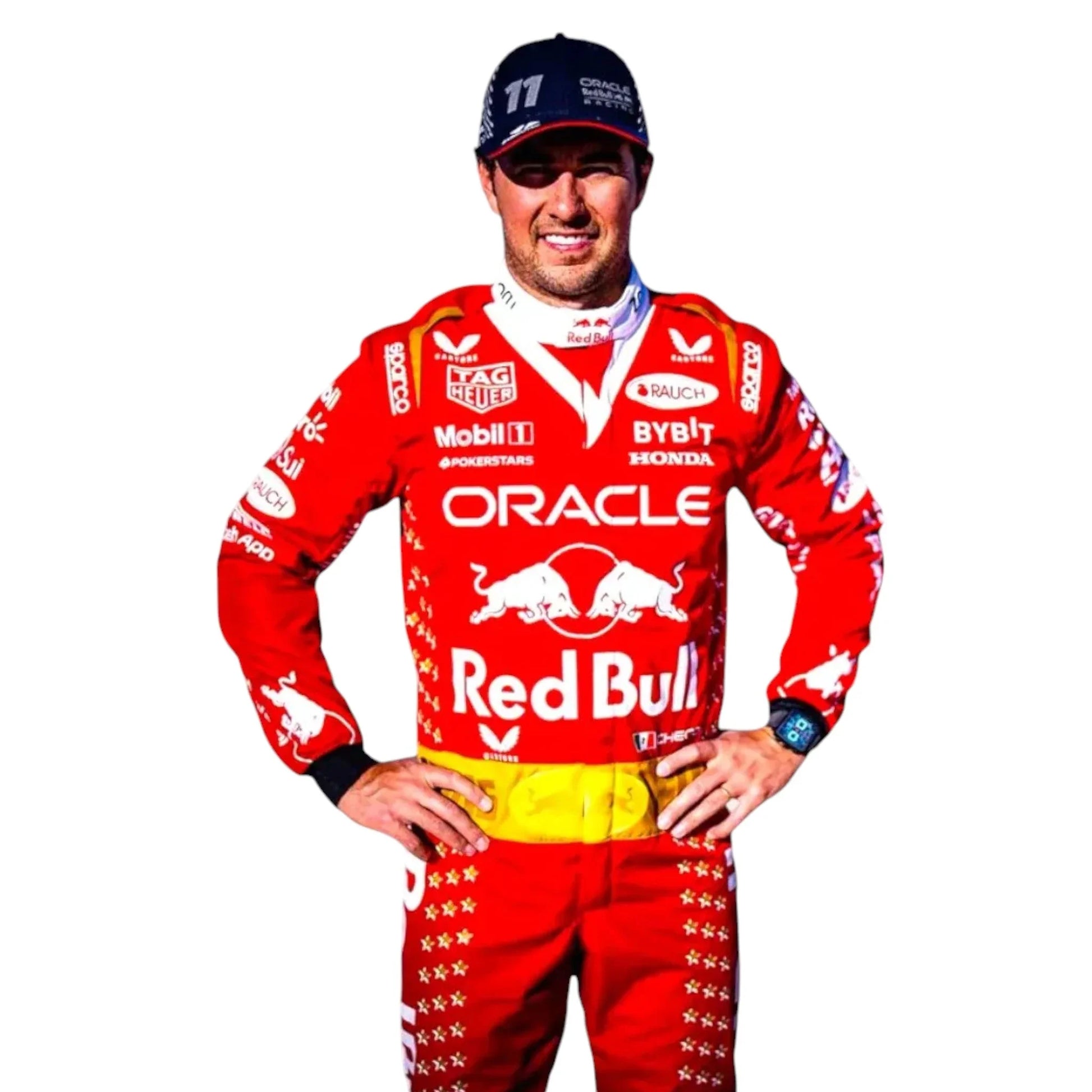 2023 Sergio Perez Oracle Red Bull Las Vegas Grand Prix Race Suit
