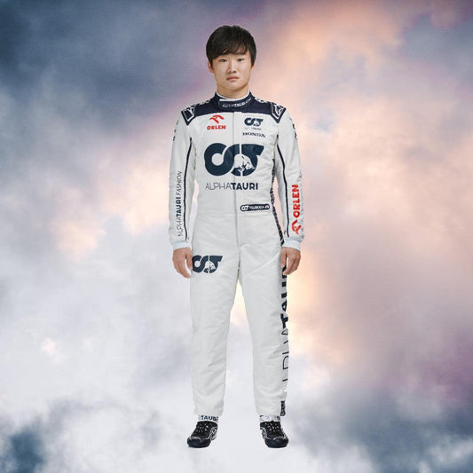 2023 Yuki Tsunoda Race Suit Alphatauri F1