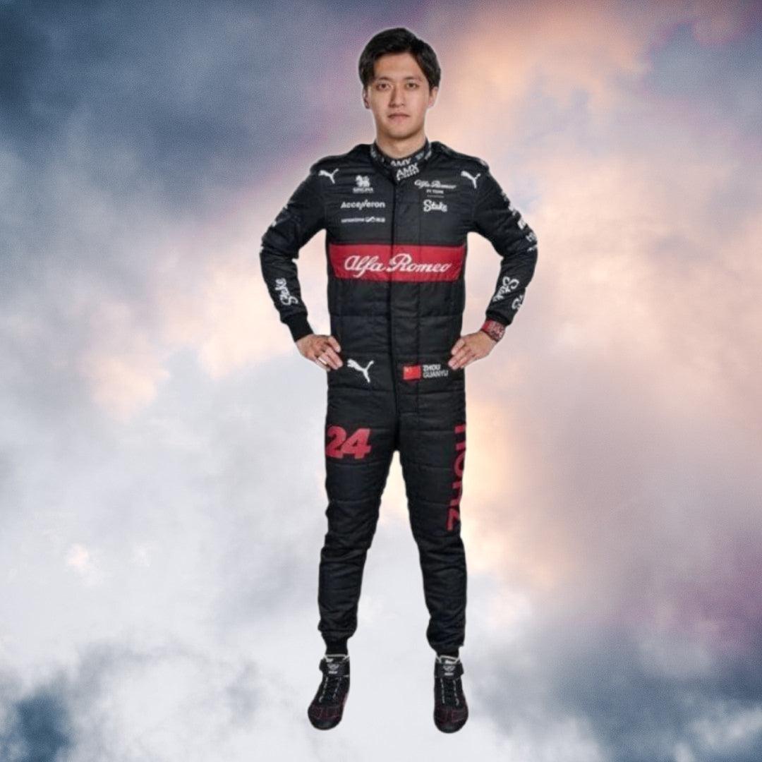 2023 Zhou Guanyu Race Suit Alfa Romeo F1 Replica