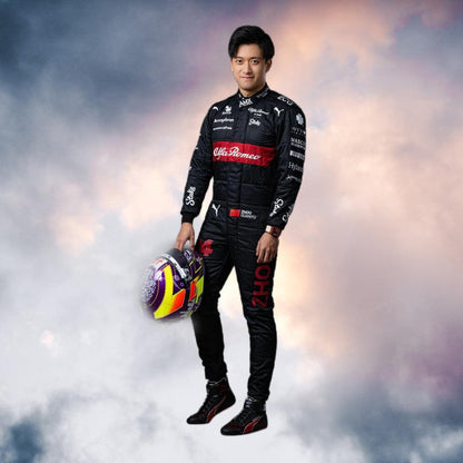 2023 Zhou Guanyu Race Suit Alfa Romeo F1 Replica