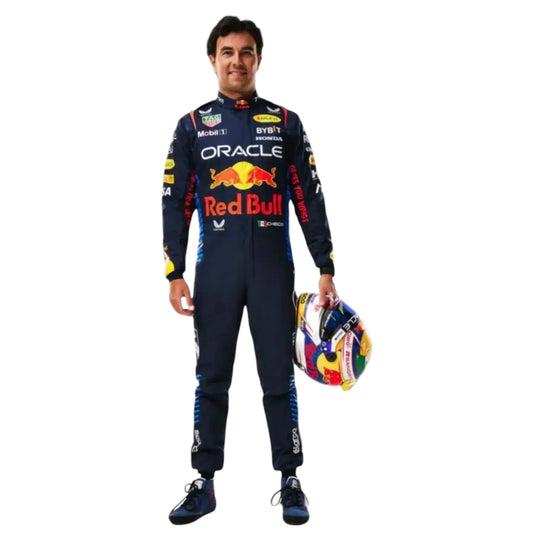 2024 Sergio Perez Red Bull F1 Team Race Suit New - F1 Vintage Racewear