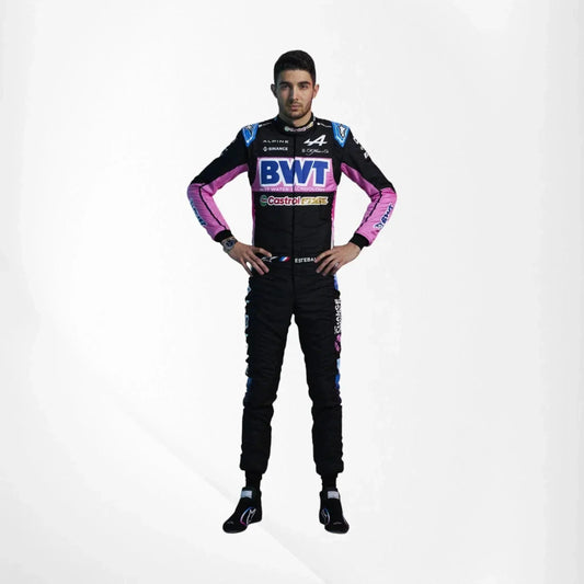 2024 BWT Esteban Ocon Alpine F1 Team Race Suit - F1 Vintage Racewear