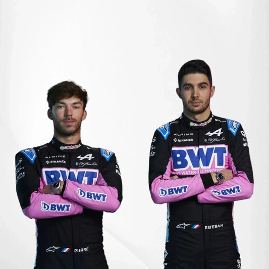 2024 BWT Pierre Gasly Esteban Ocon Alpine F1 Team Race Suit - F1 Vintage Racewear
