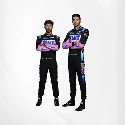 2024 BWT Pierre Gasly Esteban Ocon Alpine F1 Team Race Suit - F1 Vintage Racewear