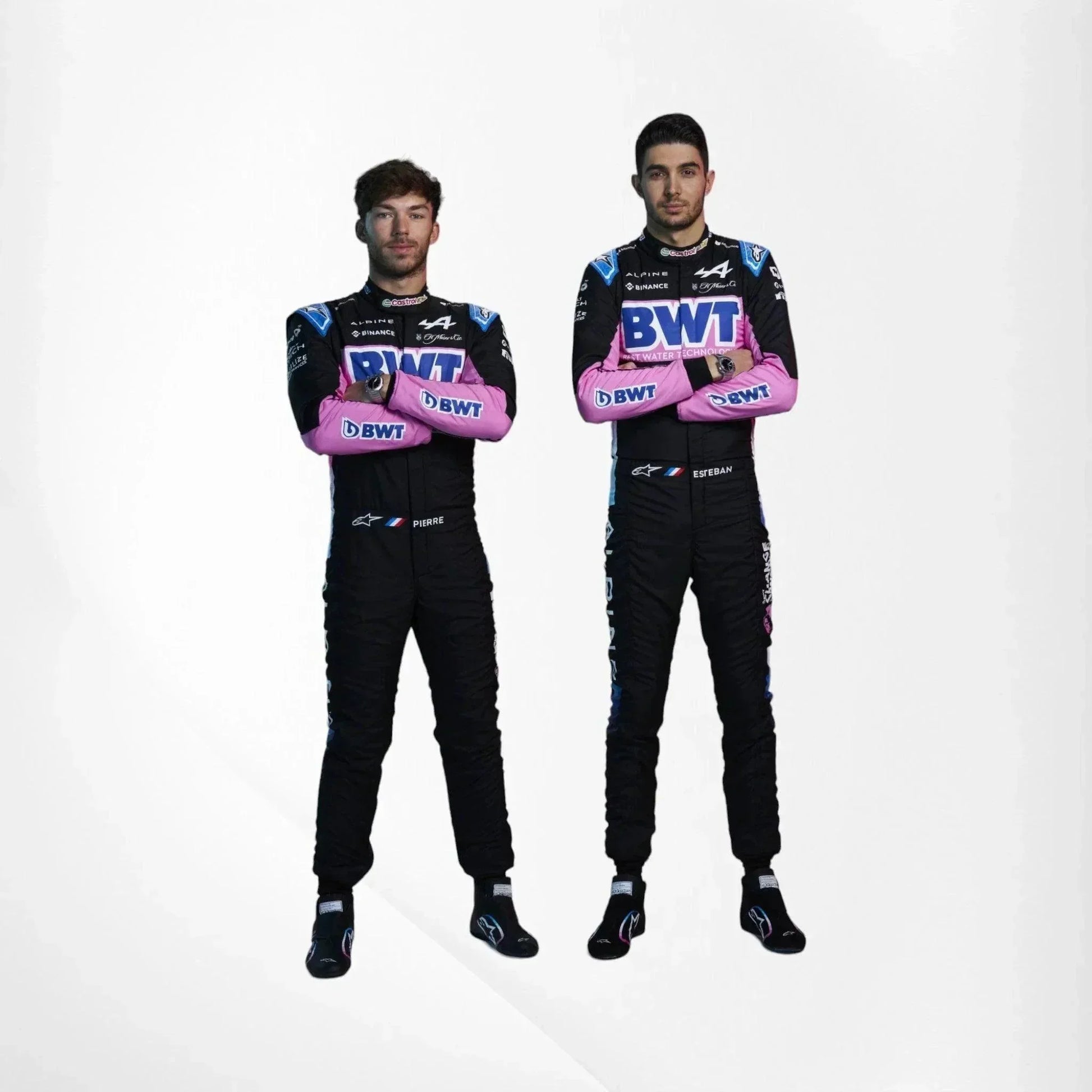 2024 BWT Pierre Gasly Esteban Ocon Alpine F1 Team Race Suit - F1 Vintage Racewear