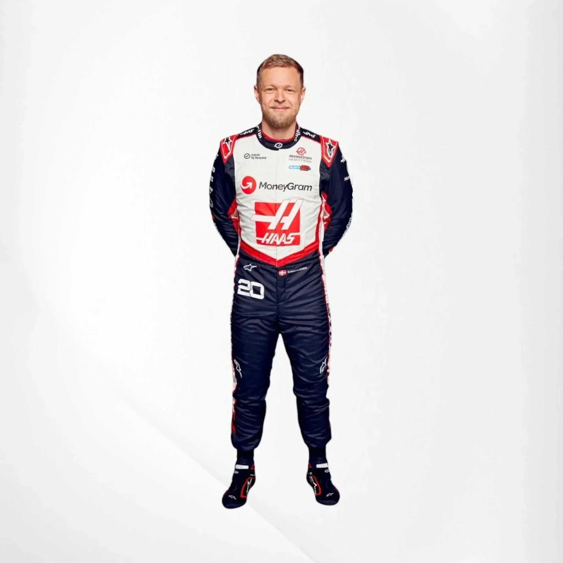 2024 Kevin Magnussen Nico Hulkenberg Haas F1 Team Race Suit - F1 Vintage Racewear