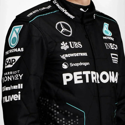 2024 Lewis Hamilton George Russell Mercedes AMG F1 Team Race Suit - F1 Vintage Racewear