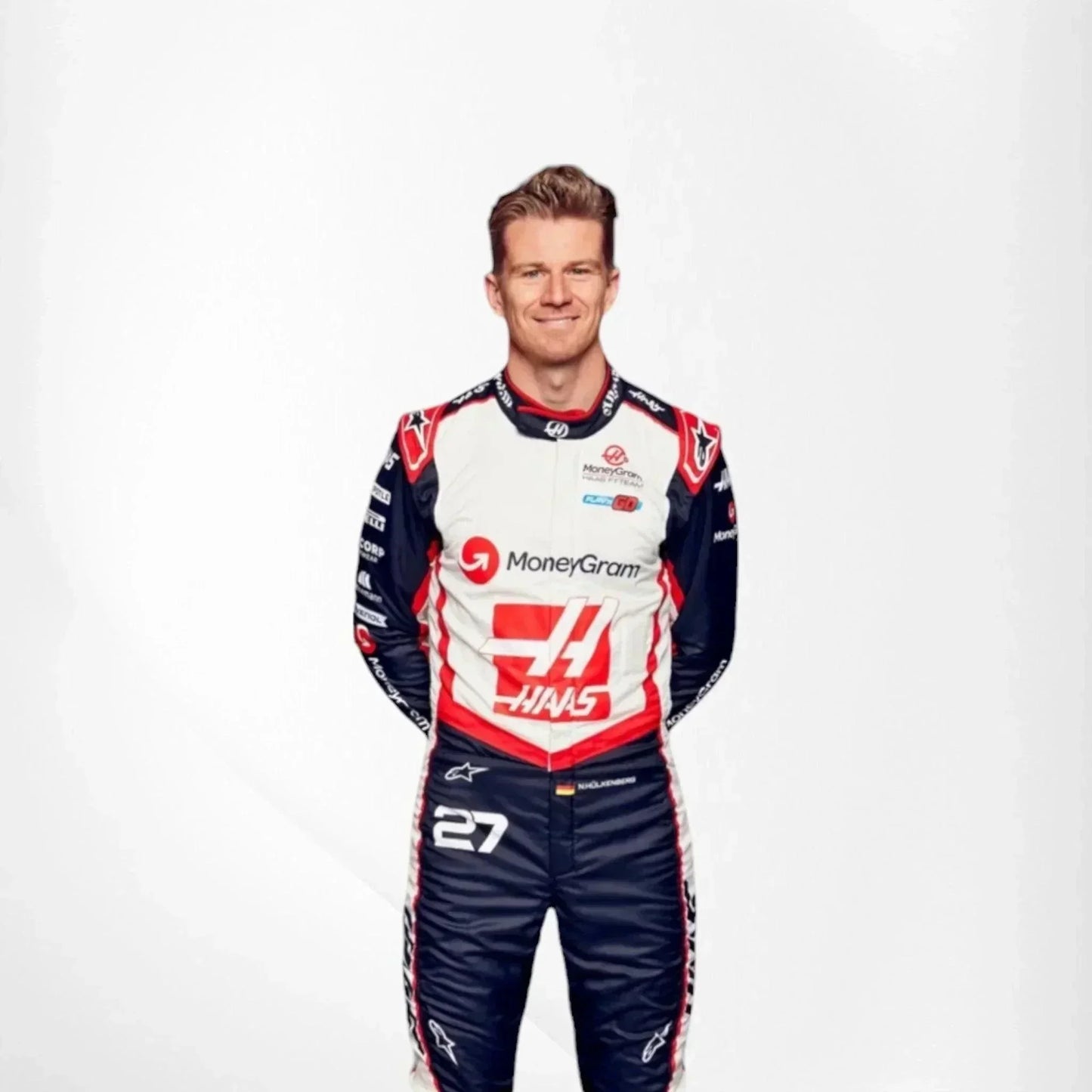 2024 Nico Hülkenberg Haas F1 Team Race Suit - F1 Vintage Racewear