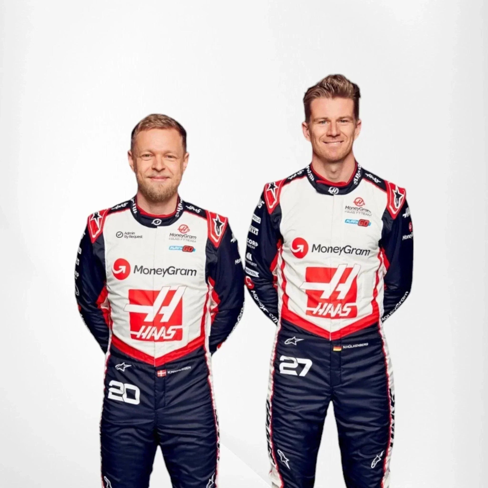2024 Nico Hülkenberg Haas F1 Team Race Suit - F1 Vintage Racewear