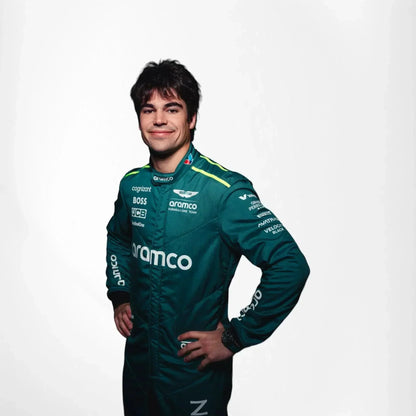 2024 Aston Martin Fernando Alonso Lance Stroll F1 Team Race Suit