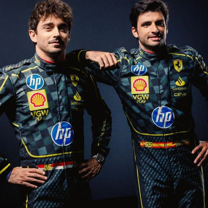 2024 Charles Leclerc HP Italian Grand Prix F1 Race Suit