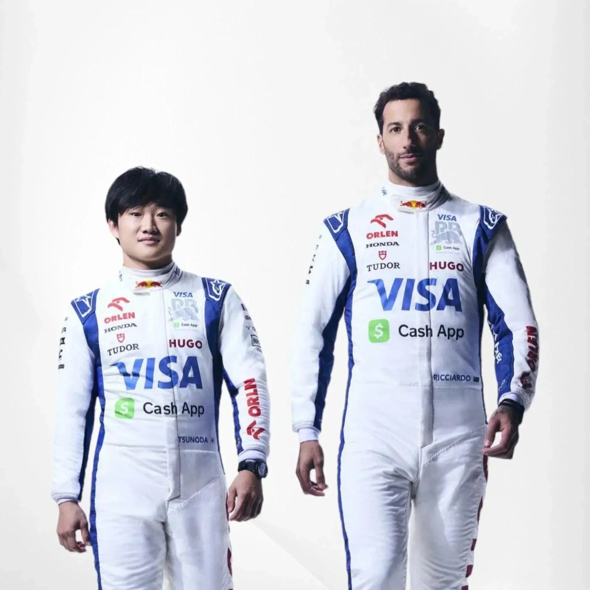 2024 Daniel Ricciardo Yuki Tsunoda RB F1 Team Race Suit - Las Vegas