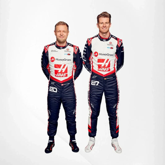 2024 Kevin Magnussen Nico Hulkenberg Haas F1 Team Race Suit