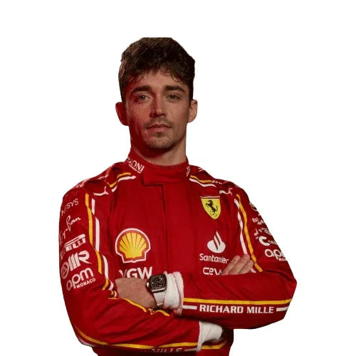 2024 New Charles Leclerc Race suit F1 Team Scuderia Ferrari