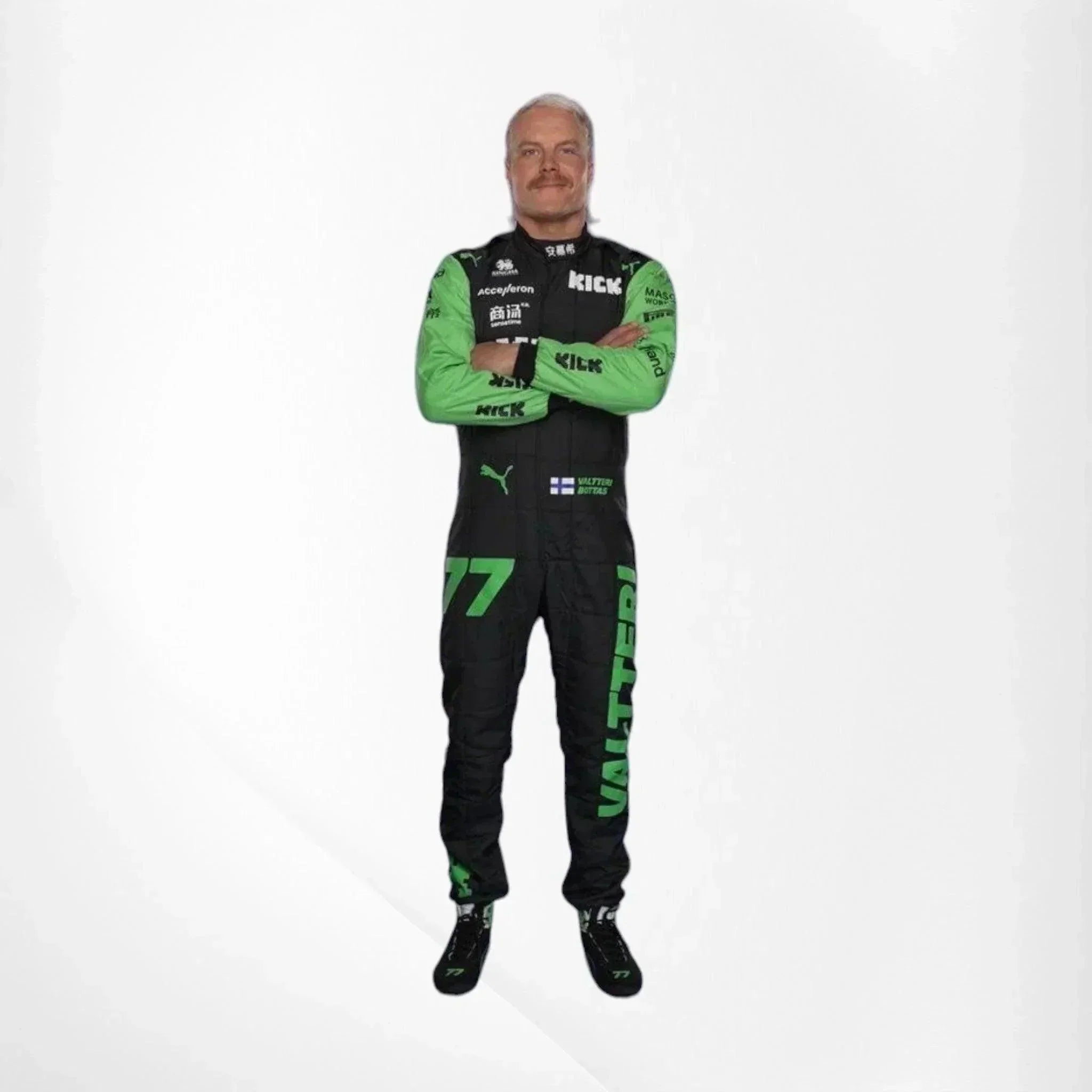 2024 Valtteri Bottas Zhou Guanyu Kick Sauber F1 Team Stake Race Suit