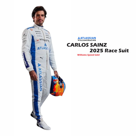 2025 Carlos Sainz Williams F1 Race Suit Replica