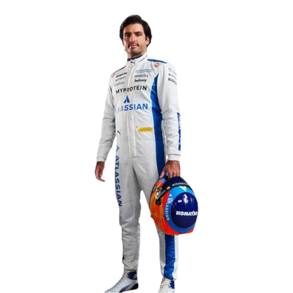 2025 Carlos Sainz Williams F1 Race Suit Replica - F1 Vintage Racewear
