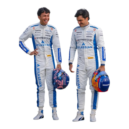 2025 Williams Racing Drivers F1 Race Suit Replica - F1 Vintage Racewear