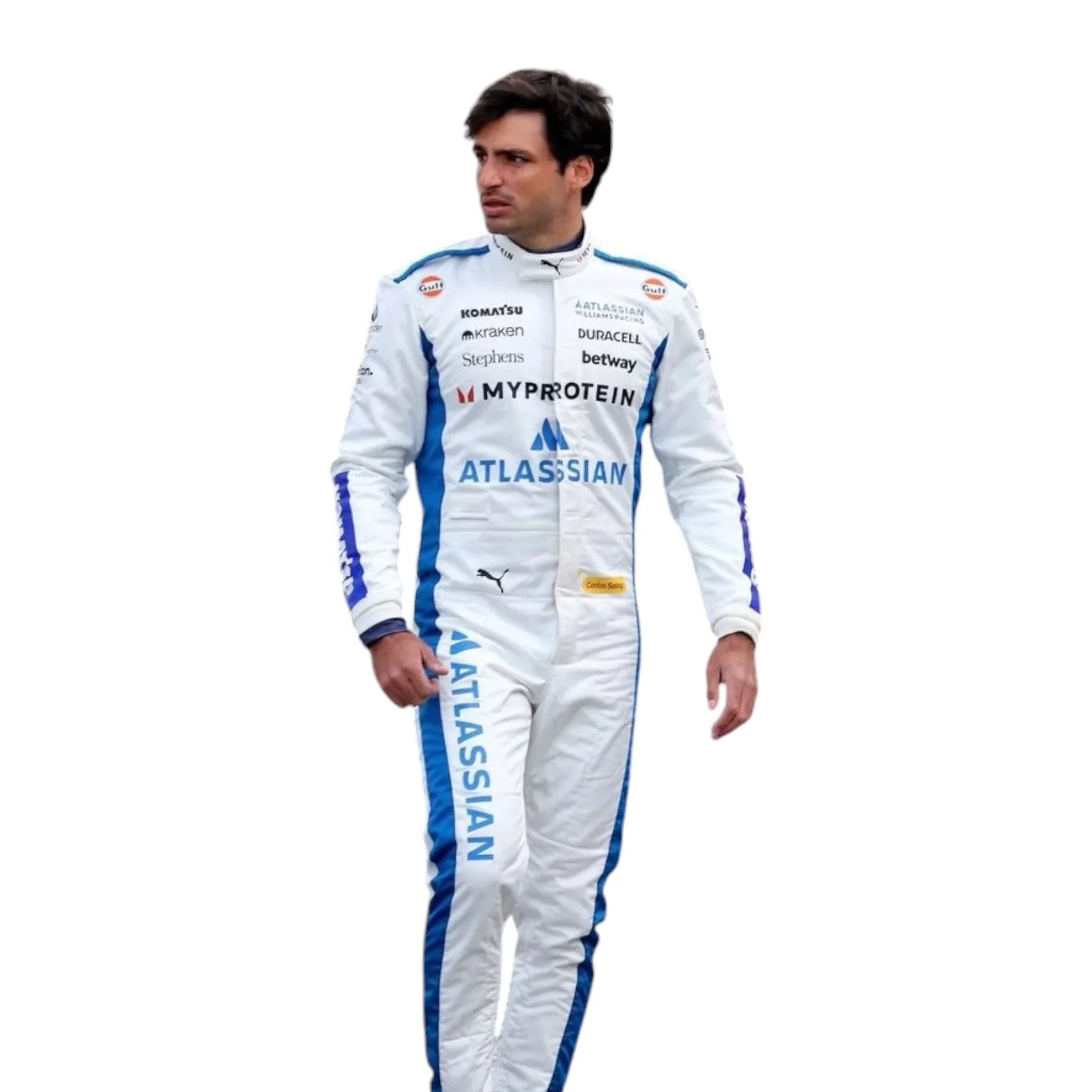 2025 Carlos Sainz Williams F1 Race Suit Replica - F1 Vintage Racewear