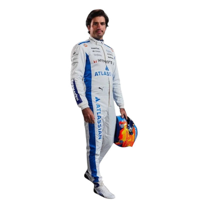 2025 Carlos Sainz Williams F1 Race Suit Replica
