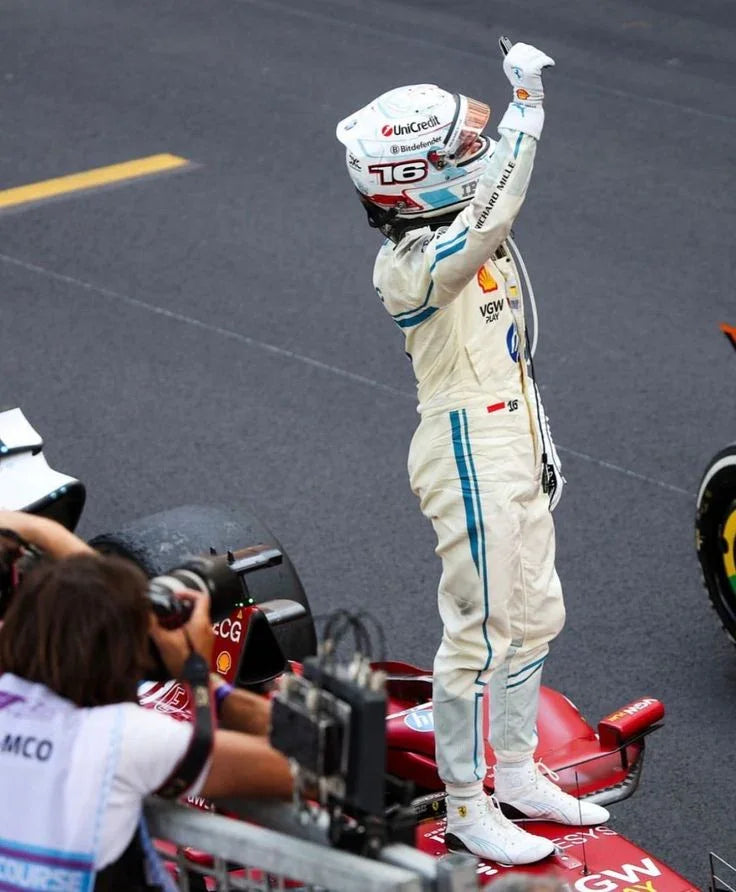 2025 Charles Leclerc Racing Gloves - Monaco GP