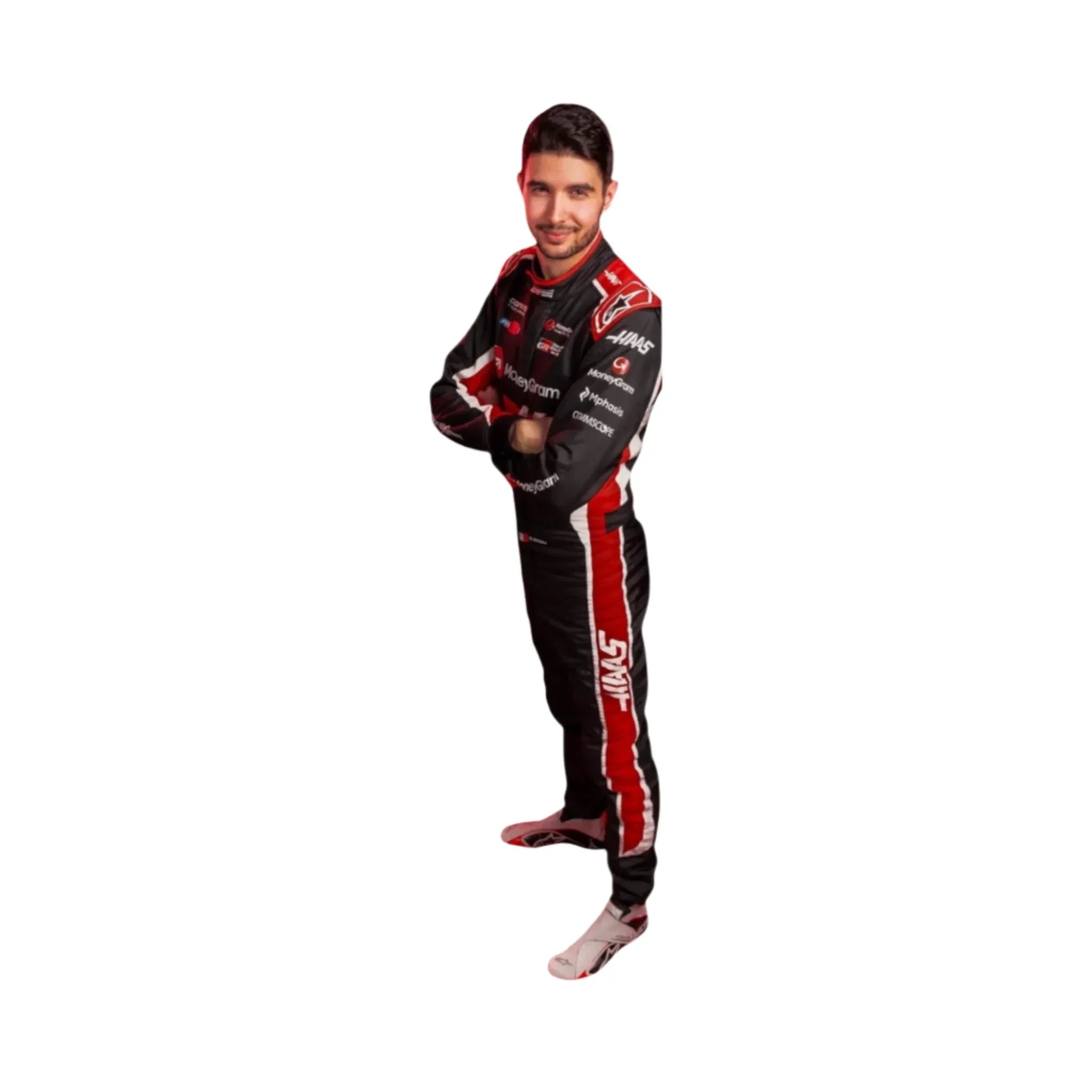 2025 Esteban Ocon Haas F1 Team Race Suit - F1 Vintage Racewear