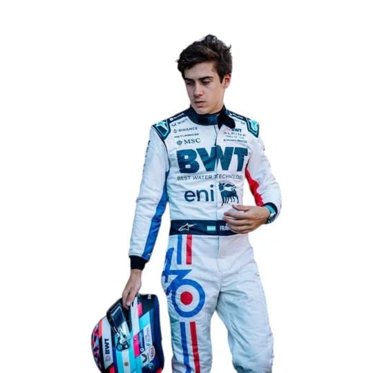 2025 Franco Colapinto Alpine BWT F1 Race Suit 70th Anniversary - Spanish GP