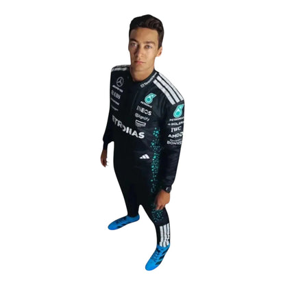 2025 George Russell Petronas Mercedes AMG F1 Race Suit