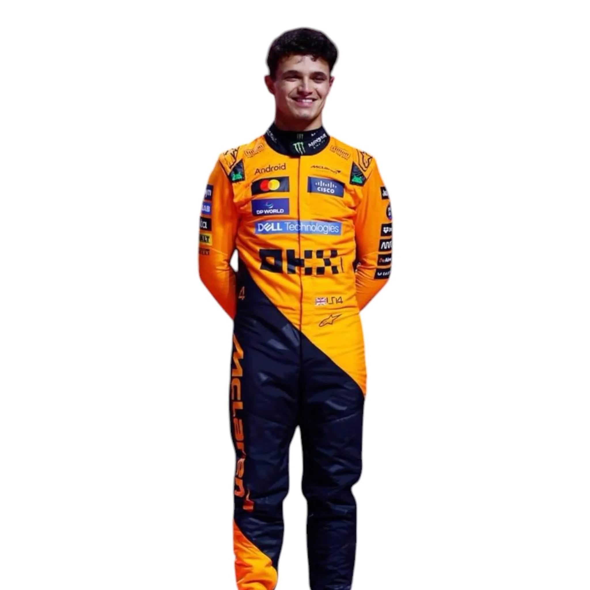 2025 Lando Norris New Race Suit Formula 1 Team McLaren