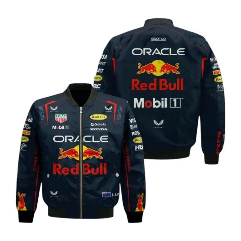 2025 Liam Lawson Red Bull Formula One Bomber Jacket