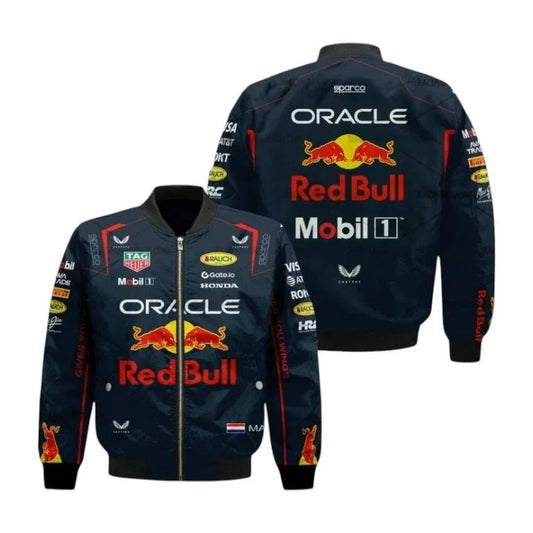 2025 Max Verstappen Formula One Bomber Jacket – Red Bull Racing Edition - F1 Vintage Racewear