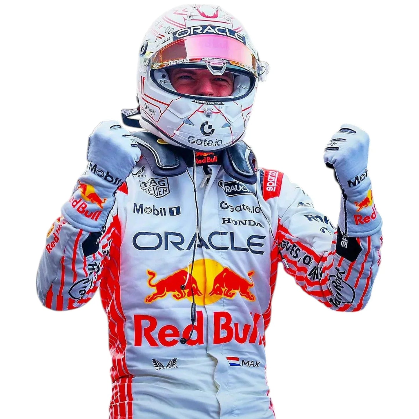 2025 Max Verstappen Red Bull F1 Gloves - Japanese GP