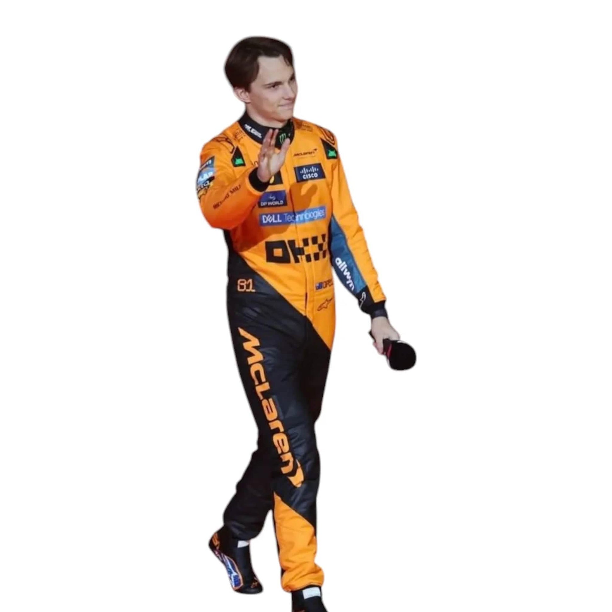 2025 Oscar Piastri New Race Suit Formula 1 Team McLaren