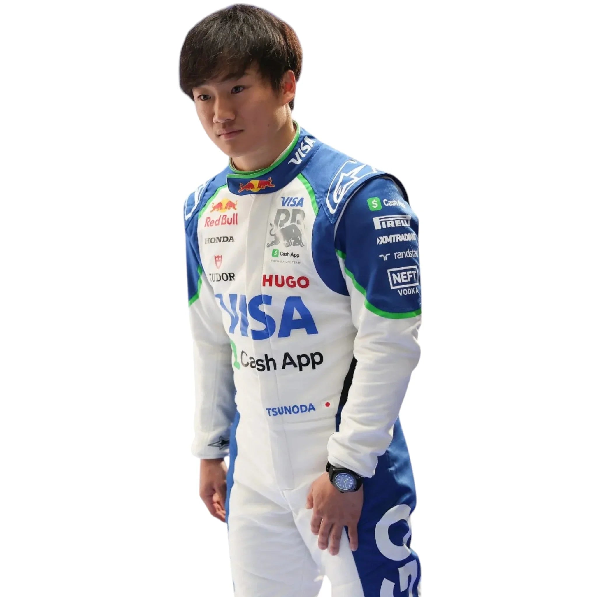2025 Yuki Tsunoda Visa Cash App Racing Bulls F1 Race Suit