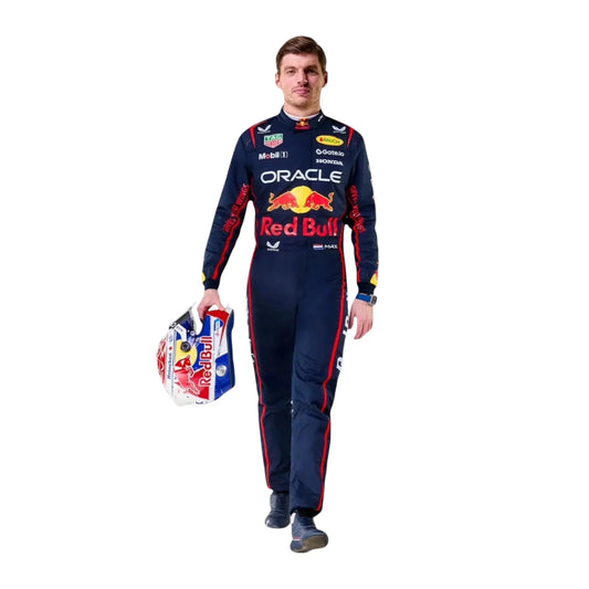 Max Verstappen 2025 Oracle Red Bull F1 Team Race Suit - F1 Vintage Racewear
