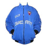 Ducati Corse Motor Cycle Jacket Royal Blue - Vintage F1 Racewear